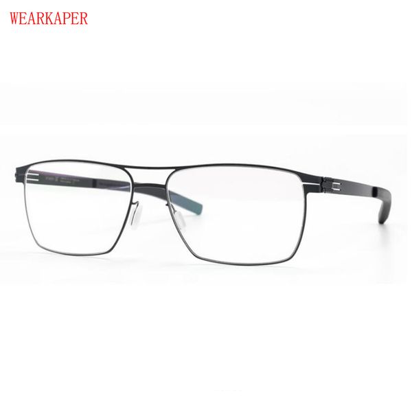 new glasses frames ic germany unique no screw design eyeglasses frames ultra light ultra thin men myopia spectacle frame, Black
new glasses frames ic germany unique no screw design eyeglasses frames ultra light ultra thin men myopia spectacle frame, Black