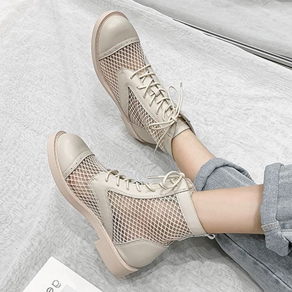 women hollow boots autumn new lace-up boots thin breathable net large size fashion ladies boot, Black
women hollow boots autumn new lace-up boots thin breathable net large size fashion ladies boot, Black