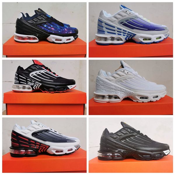 2020 new colors mens plus tn iii 3 running shoes tuned triple white black blue red galaxy tns trainers sports designer sneakers 40-45
2020 new colors mens plus tn iii 3 running shoes tuned triple white black blue red galaxy tns trainers sports designer sneakers 40-45