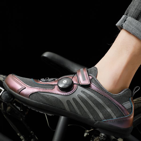 cycling footwear men's breathable racing road bicycle shoes professional mtb cleat mountain bike sneakers, Black
cycling footwear men's breathable racing road bicycle shoes professional mtb cleat mountain bike sneakers, Black