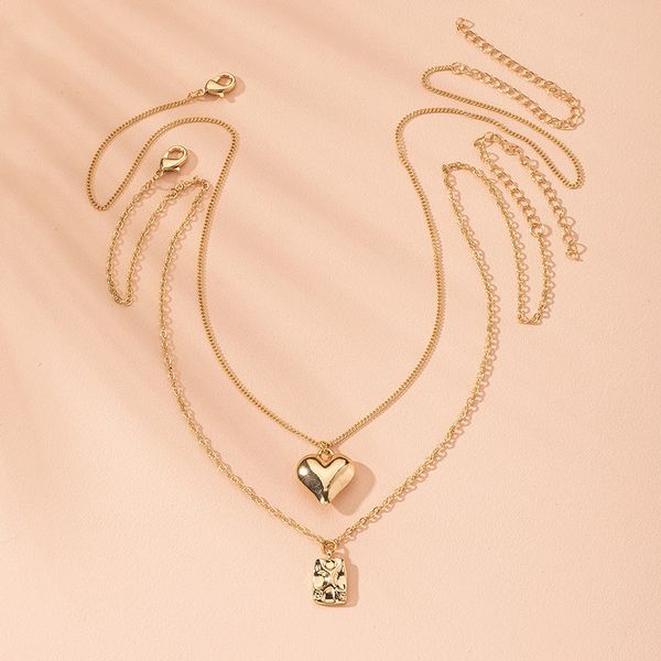 love heart bohemian irregular square choker necklace for women gold long chain fashion female chocker jewelry charm 2020, Silver
love heart bohemian irregular square choker necklace for women gold long chain fashion female chocker jewelry charm 2020, Silver