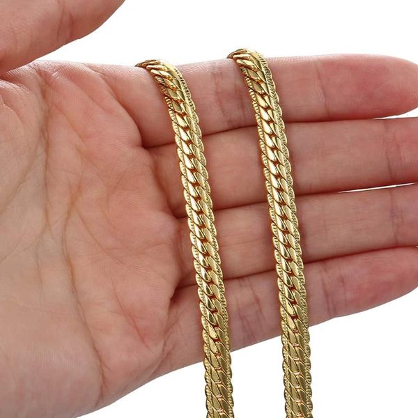 6mm wide chain hammered flat curb cuban for men women gold filled necklace chain male jewelry dropshipping hgn399, Silver
6mm wide chain hammered flat curb cuban for men women gold filled necklace chain male jewelry dropshipping hgn399, Silver