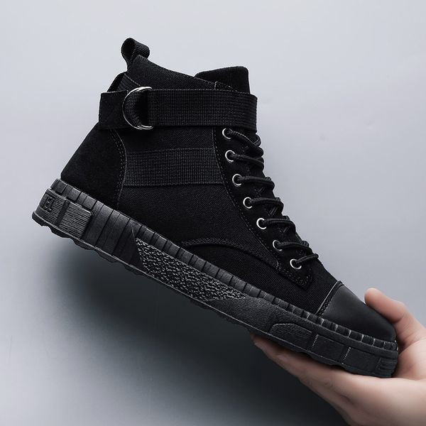 2020 men high sneakers men casual shoes canvas walking lightweight tenis masculino fashion zapatos hombre new dropshipping, Black
2020 men high sneakers men casual shoes canvas walking lightweight tenis masculino fashion zapatos hombre new dropshipping, Black