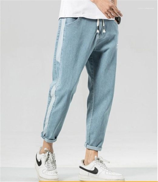 zipper fly pencil pants mens regular straight pure color mid capris pants mens pocket jeans fashion, Blue
zipper fly pencil pants mens regular straight pure color mid capris pants mens pocket jeans fashion, Blue