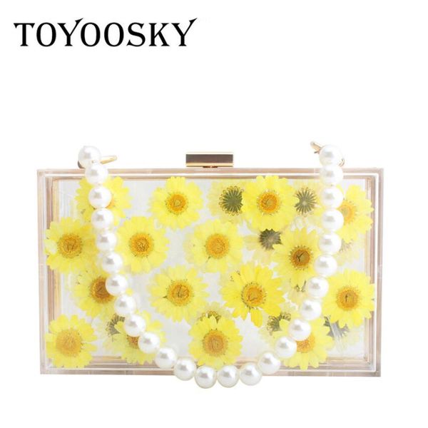 toyoosky women evening bags flower wedding party flower handbag crossbody clear hard box clutch transparent pearl chain bag
toyoosky women evening bags flower wedding party flower handbag crossbody clear hard box clutch transparent pearl chain bag