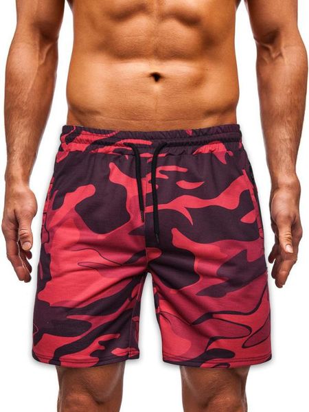 men's shorts mens casual summer style camouflage printed europe and america fitness sports, White;black
men's shorts mens casual summer style camouflage printed europe and america fitness sports, White;black