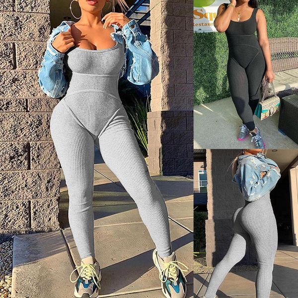 yoga outfits slim pants fitness sleeveless long jumpsuit women solid o-neck knitted elastic leggings sportswear, White;red
yoga outfits slim pants fitness sleeveless long jumpsuit women solid o-neck knitted elastic leggings sportswear, White;red