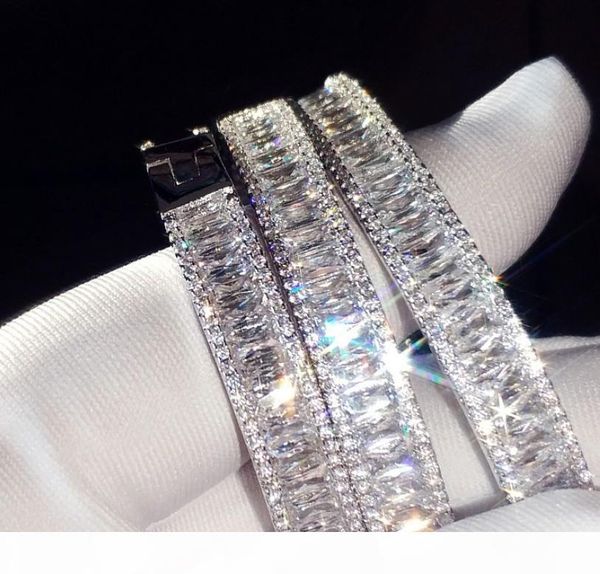 choucong new arrival stunning luxury jewelry 925 sterling silver fill full princess cut white z bracelet wedding bangle for women gift, Black
choucong new arrival stunning luxury jewelry 925 sterling silver fill full princess cut white z bracelet wedding bangle for women gift, Black