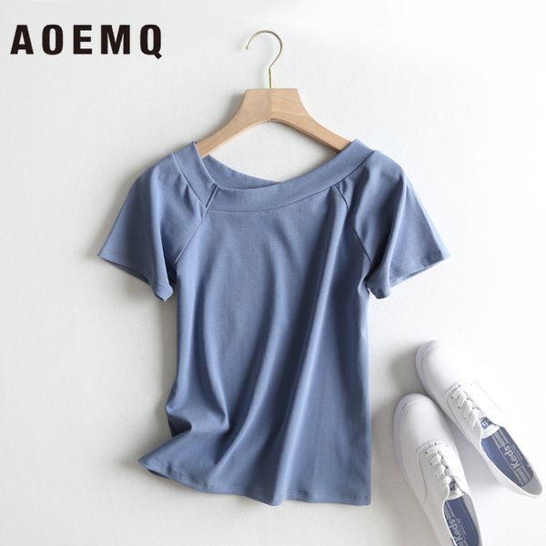 aoemq shirts sell relax shirts preppy style t-shirts girl irregular women word collar solid shirt women's clothing, White
aoemq shirts sell relax shirts preppy style t-shirts girl irregular women word collar solid shirt women's clothing, White