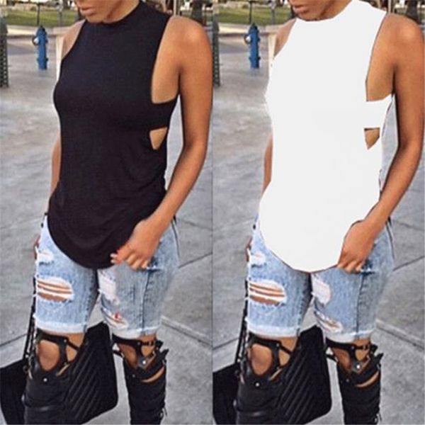 2020 new fashion women's t-shirt summer loose vest sleeveless casual t-shirt, White
2020 new fashion women's t-shirt summer loose vest sleeveless casual t-shirt, White