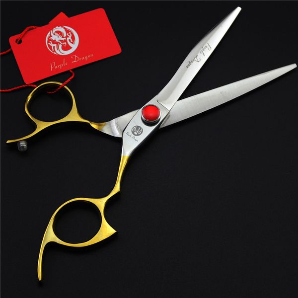 purple dragon 6.5inch professional hairdressing scissors gold handle hair cutting shears barber tool japanese 440c
purple dragon 6.5inch professional hairdressing scissors gold handle hair cutting shears barber tool japanese 440c