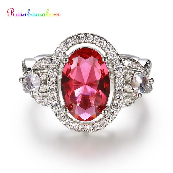 rainbamabom vintage 925 solid sterling silver ruby gemstone wedding engagement diamonds ring wedding band fine jewelry wholesale, Golden;silver
rainbamabom vintage 925 solid sterling silver ruby gemstone wedding engagement diamonds ring wedding band fine jewelry wholesale, Golden;silver