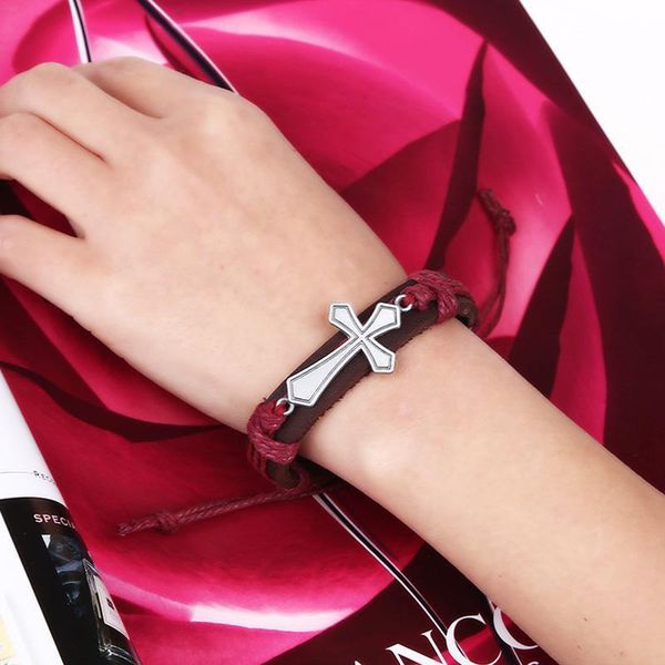 bracelets adjustable jesus diy handmade bangle punk wristband cuffs jewelry europe cross leather statement jewelry footballshoe weyro, Golden;silver
bracelets adjustable jesus diy handmade bangle punk wristband cuffs jewelry europe cross leather statement jewelry footballshoe weyro, Golden;silver