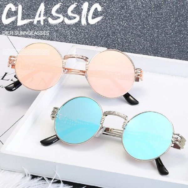 retro round steampunk sunglasses uv400 protection lunette metal spring sun glasses for men women cool circle mirror ing, White;black
retro round steampunk sunglasses uv400 protection lunette metal spring sun glasses for men women cool circle mirror ing, White;black