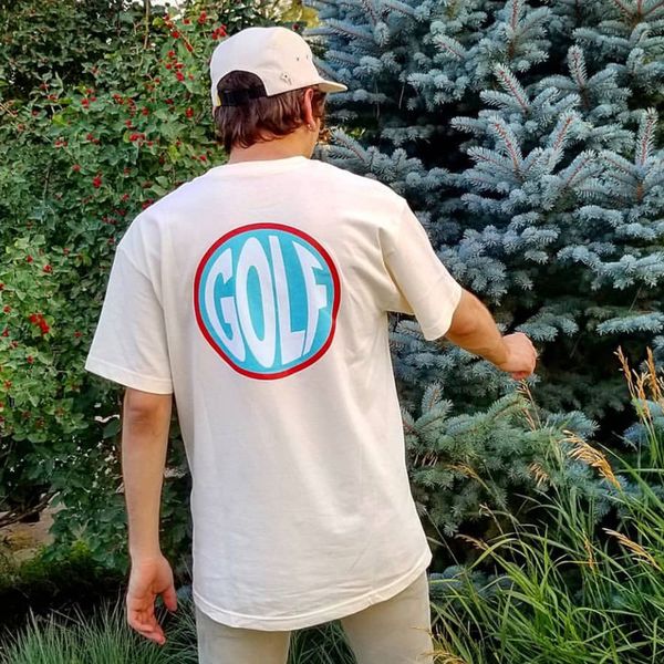 19ss GOLF WANG Circular TEE Tee Fashion Casual Simple Short Sleeve Men Women Street Skateboard T Shirt HFHLTX020
19ss GOLF WANG Circular TEE Tee Fashion Casual Simple Short Sleeve Men Women Street Skateboard T Shirt HFHLTX020