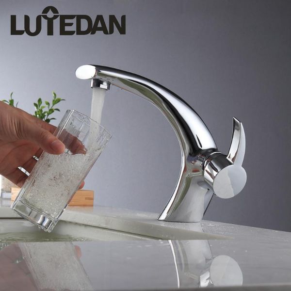 lutedan brass basin faucet bathroom sink mixer and cold water faucet deck mounted single hole mixer taps
lutedan brass basin faucet bathroom sink mixer and cold water faucet deck mounted single hole mixer taps
