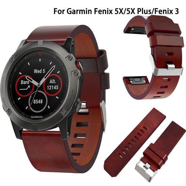 for garmin fenix 6x/5x/5x plus/3/3hr leather smart watchband strap 26mm quick fit replace wrist bracelet for garmin fenix 5xplus
for garmin fenix 6x/5x/5x plus/3/3hr leather smart watchband strap 26mm quick fit replace wrist bracelet for garmin fenix 5xplus
