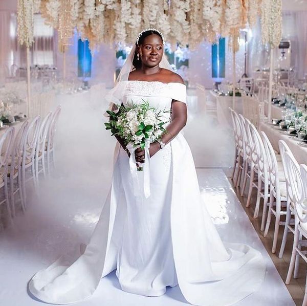 elegant off shoulder african overskirts mermaid wedding dress plus size satin mermaid wedding gowns vestidos de novia bridal wear z90, White
elegant off shoulder african overskirts mermaid wedding dress plus size satin mermaid wedding gowns vestidos de novia bridal wear z90, White