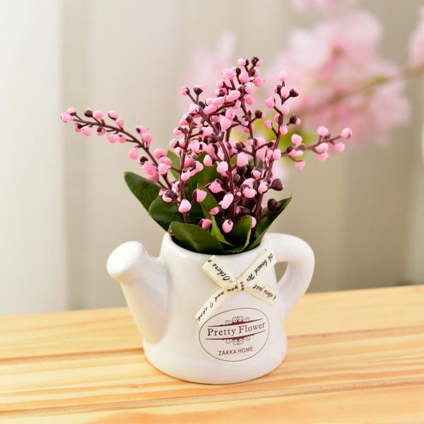 artificial flower plant flowering shoots silk cloth for home garden farmhouse decor fake flower+ceramic small pot vase bonsai
artificial flower plant flowering shoots silk cloth for home garden farmhouse decor fake flower+ceramic small pot vase bonsai