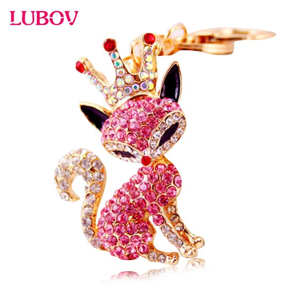 fashionnew 2020 couple keychain accessory rhinestone animal keychain key rings luxury crown with crystal key chain, Silver 
fashionnew 2020 couple keychain accessory rhinestone animal keychain key rings luxury crown with crystal key chain, Silver