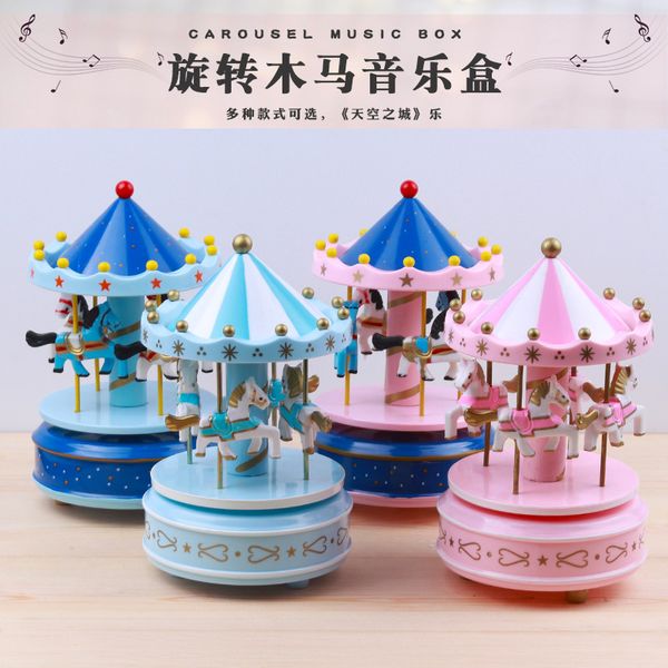 a variety of classic merry-go-round music box creative castle in the sky cone classical music box graduation gift
a variety of classic merry-go-round music box creative castle in the sky cone classical music box graduation gift