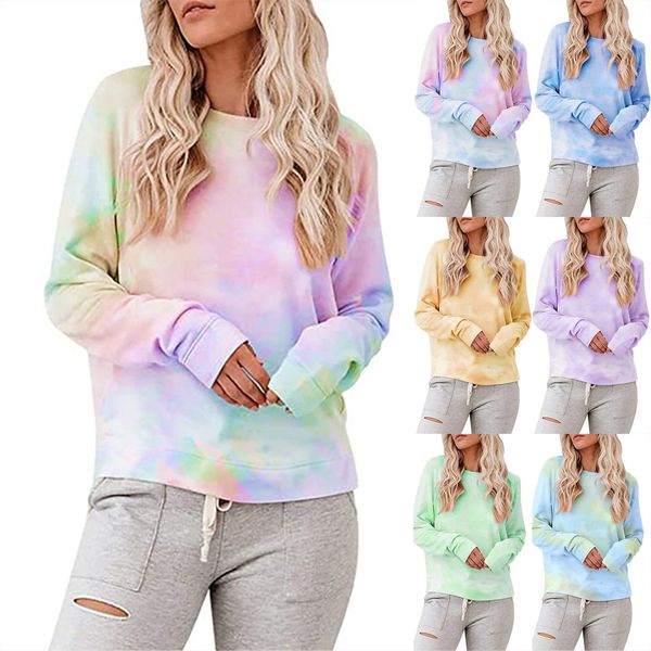 foreign trade european and american womens shirt tie dyed gradient color v-neck hooded long sleeve pullover casual sweater, Black
foreign trade european and american womens shirt tie dyed gradient color v-neck hooded long sleeve pullover casual sweater, Black