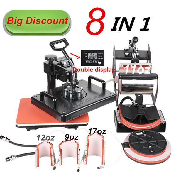 printers double display 30*38cm 8 in 1 combo heat press machine sublimation printer transfer t shirt/mug/phone cases
printers double display 30*38cm 8 in 1 combo heat press machine sublimation printer transfer t shirt/mug/phone cases