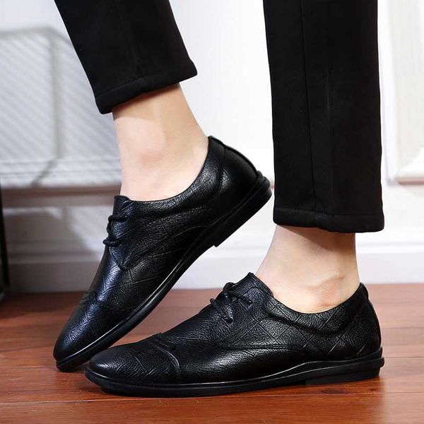 dress shoes men formal business outdoor men's fashion male casual genuine leather wedding party, Black
dress shoes men formal business outdoor men's fashion male casual genuine leather wedding party, Black