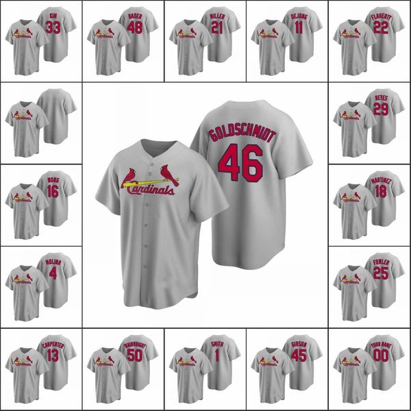 # #4 yadier molina 22 jack flaherty 50 adam wainwright men women youth custom gray ;replica road jersey st. louis stitched, Blue;black
# #4 yadier molina 22 jack flaherty 50 adam wainwright men women youth custom gray ;replica road jersey st. louis stitched, Blue;black