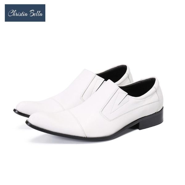 christia bella british white genuine leather wedding men shoes groom pointed toe formal dress leather shoes business footwear, Black
christia bella british white genuine leather wedding men shoes groom pointed toe formal dress leather shoes business footwear, Black