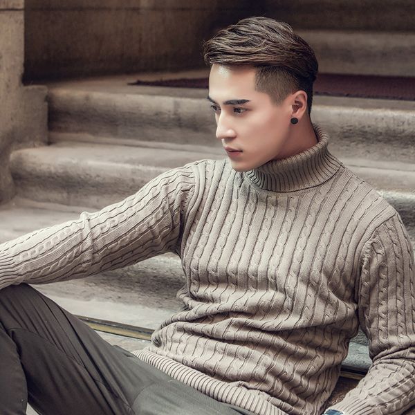 2020 fall winter thick warm cashmere sweater men turtleneck men brand mens sweaters slim fit pullover men knitwear double collar cx200812, White;black
2020 fall winter thick warm cashmere sweater men turtleneck men brand mens sweaters slim fit pullover men knitwear double collar cx200812, White;black