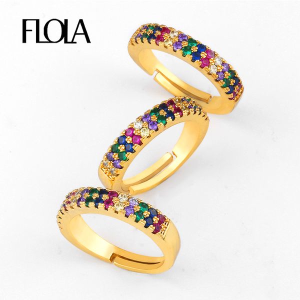 flola zirconia rainbow eternity band adjustable multi stone rainbow colored rings gold jewelry gouden dames ringen righ84, Golden;silver
flola zirconia rainbow eternity band adjustable multi stone rainbow colored rings gold jewelry gouden dames ringen righ84, Golden;silver