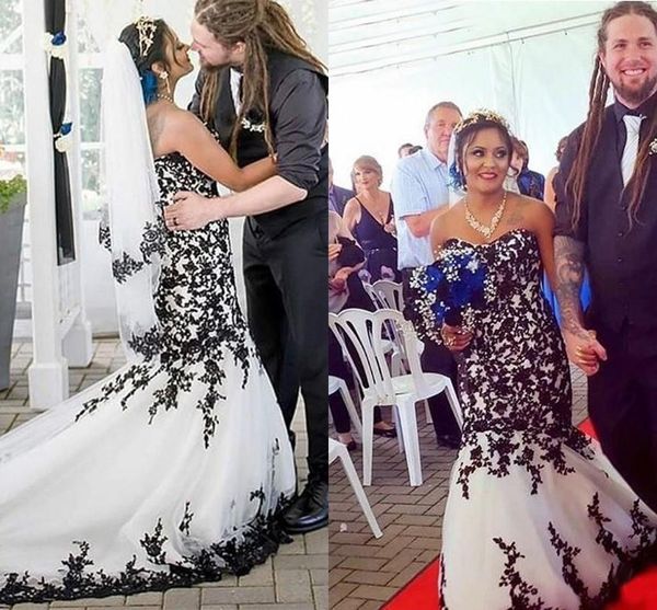 sweetheart mermaid wedding dress 2020 lace garden bridal gown plus size custom made vestios de novia, White
sweetheart mermaid wedding dress 2020 lace garden bridal gown plus size custom made vestios de novia, White