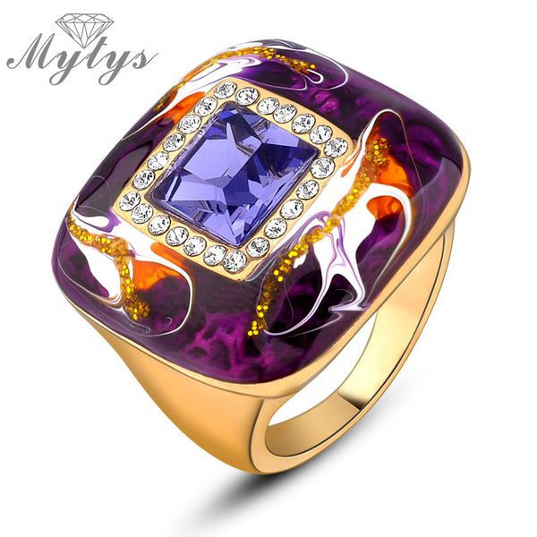 mytys purple blue color women rings fashion enamel technology wholesale jewelry r931, Golden;silver
mytys purple blue color women rings fashion enamel technology wholesale jewelry r931, Golden;silver