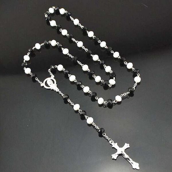 cross necklace beaded long chain necklace women men fashion jewelry accessories alloy beads connecting neck decorations, Silver
cross necklace beaded long chain necklace women men fashion jewelry accessories alloy beads connecting neck decorations, Silver