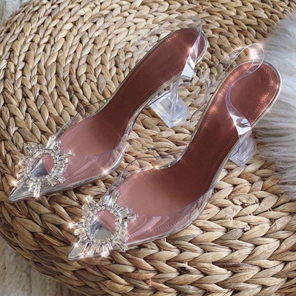 luxury shoes women designers high heels woman sandals rhinestone clear shoes hollow crystal heel versatile sandals size 34-45, Black
luxury shoes women designers high heels woman sandals rhinestone clear shoes hollow crystal heel versatile sandals size 34-45, Black