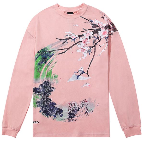 chinese landscape paintingt shirt long sleeve men women fashion mens printed casual crewneck high street, Black
chinese landscape paintingt shirt long sleeve men women fashion mens printed casual crewneck high street, Black