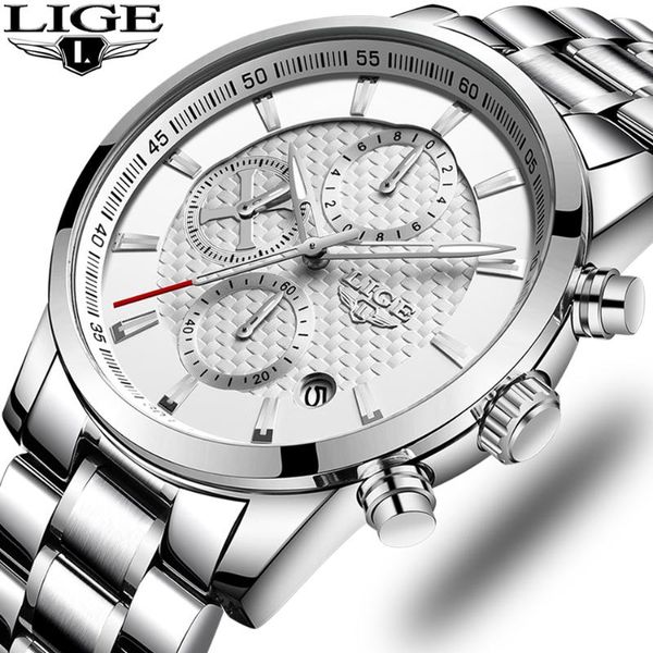 2020 lige new brand men watches chronograph quartz watch men all steel waterproof sports clock watches business reloj hombre+box, Slivery;brown
2020 lige new brand men watches chronograph quartz watch men all steel waterproof sports clock watches business reloj hombre+box, Slivery;brown
