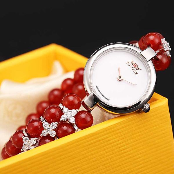 925 sterling silver crystal jewelry chain women bracelet watch dress quartz watch relojes christmas gift epozz natural bead, Slivery;brown
925 sterling silver crystal jewelry chain women bracelet watch dress quartz watch relojes christmas gift epozz natural bead, Slivery;brown
