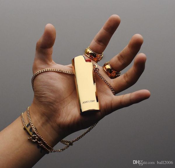 ambush gold and silver plated lighter case necklace pendant pendant alloy hip hop necklace jewelry exquisite gift box
ambush gold and silver plated lighter case necklace pendant pendant alloy hip hop necklace jewelry exquisite gift box