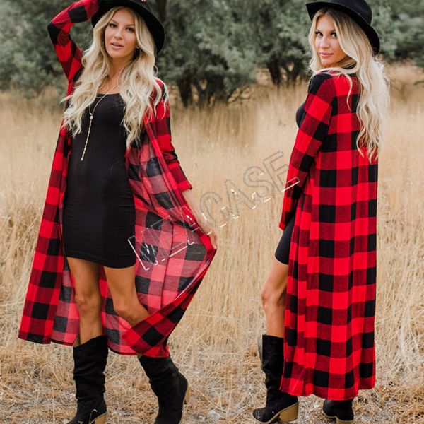 women cardigan designer clothes autumn winter fashion long-sleeved plaid print long sweater cardigan casual jacket blouses boutique d81206, White
women cardigan designer clothes autumn winter fashion long-sleeved plaid print long sweater cardigan casual jacket blouses boutique d81206, White