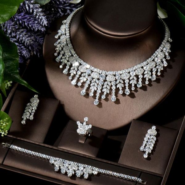 hibride water drop wedding party jewelry sets necklace earring set dubai african nigerian parrure bijoux femme mariage n-1517, Silver
hibride water drop wedding party jewelry sets necklace earring set dubai african nigerian parrure bijoux femme mariage n-1517, Silver