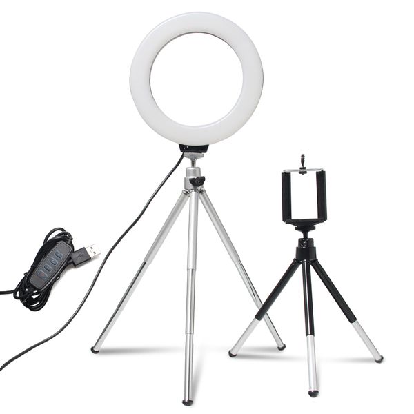 6inch youtube led deskring light mini dimmable with tripod stand usb plug for video live p pgraphy studio
6inch youtube led deskring light mini dimmable with tripod stand usb plug for video live p pgraphy studio