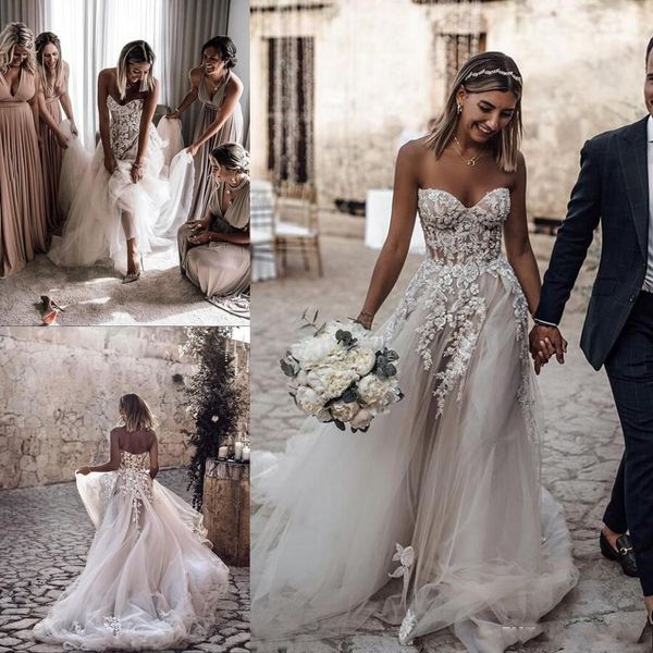 2020 Cheap Plus Size Country Style 3D Floral Appliques A-Line Wedding Dresses Bohemian Bridal Gowns for Brides robe de mariée
2020 Cheap Plus Size Country Style 3D Floral Appliques A-Line Wedding Dresses Bohemian Bridal Gowns for Brides robe de mariée