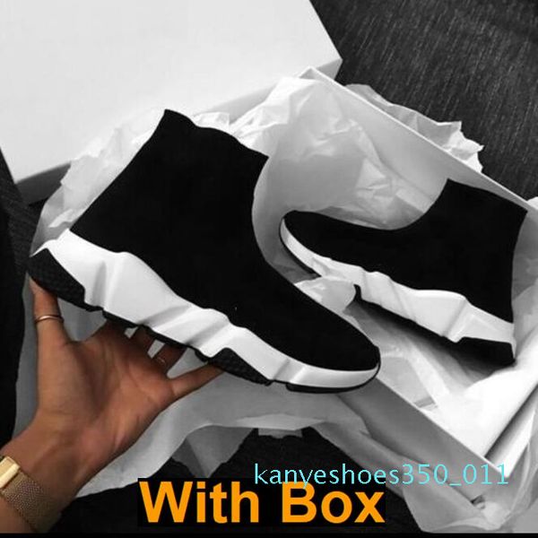 with box 2019 designer socks speed trainers knit paris sock shoe sock knit triple s boots trainers runner sneakers size 36-45 men women k11, Black
with box 2019 designer socks speed trainers knit paris sock shoe sock knit triple s boots trainers runner sneakers size 36-45 men women k11, Black