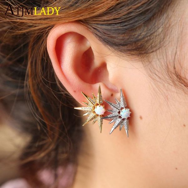 delicate cubic zirconia opal star sunflower earrings fashion women jewelry dainty gold color crystal stud earrings big cute earr, Golden;silver 
delicate cubic zirconia opal star sunflower earrings fashion women jewelry dainty gold color crystal stud earrings big cute earr, Golden;silver