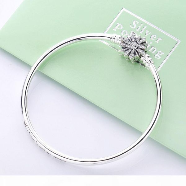 2018 new winter collection 925 sterling silver bangle bracelet with dazzling snowflake clasp fits european designer jewelry charm bracelets, Black
2018 new winter collection 925 sterling silver bangle bracelet with dazzling snowflake clasp fits european designer jewelry charm bracelets, Black