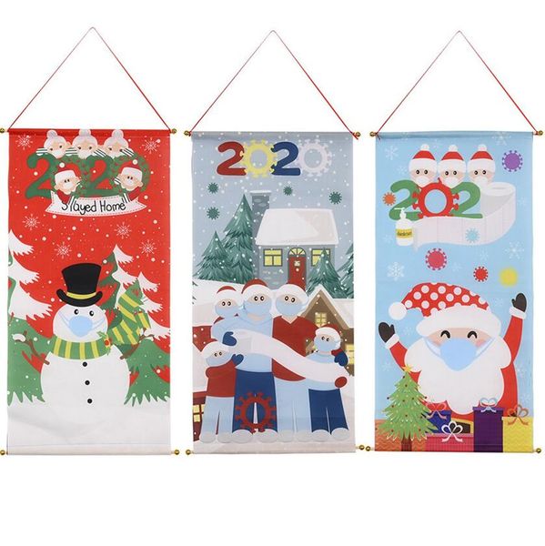 2020 christmas quarantine family of mask flag snowman santa claus window door dining table wall dossal flag fashion xmas accessories f92501
2020 christmas quarantine family of mask flag snowman santa claus window door dining table wall dossal flag fashion xmas accessories f92501