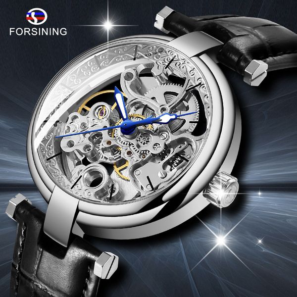 forsining double side transparent waterproof automatic mens watches skeleton luminous leather men wristwatch, Slivery;brown
forsining double side transparent waterproof automatic mens watches skeleton luminous leather men wristwatch, Slivery;brown