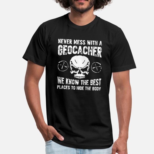 geocaching t shirt men print tee shirt plus size 3xl graphic comical spring outfit shirt